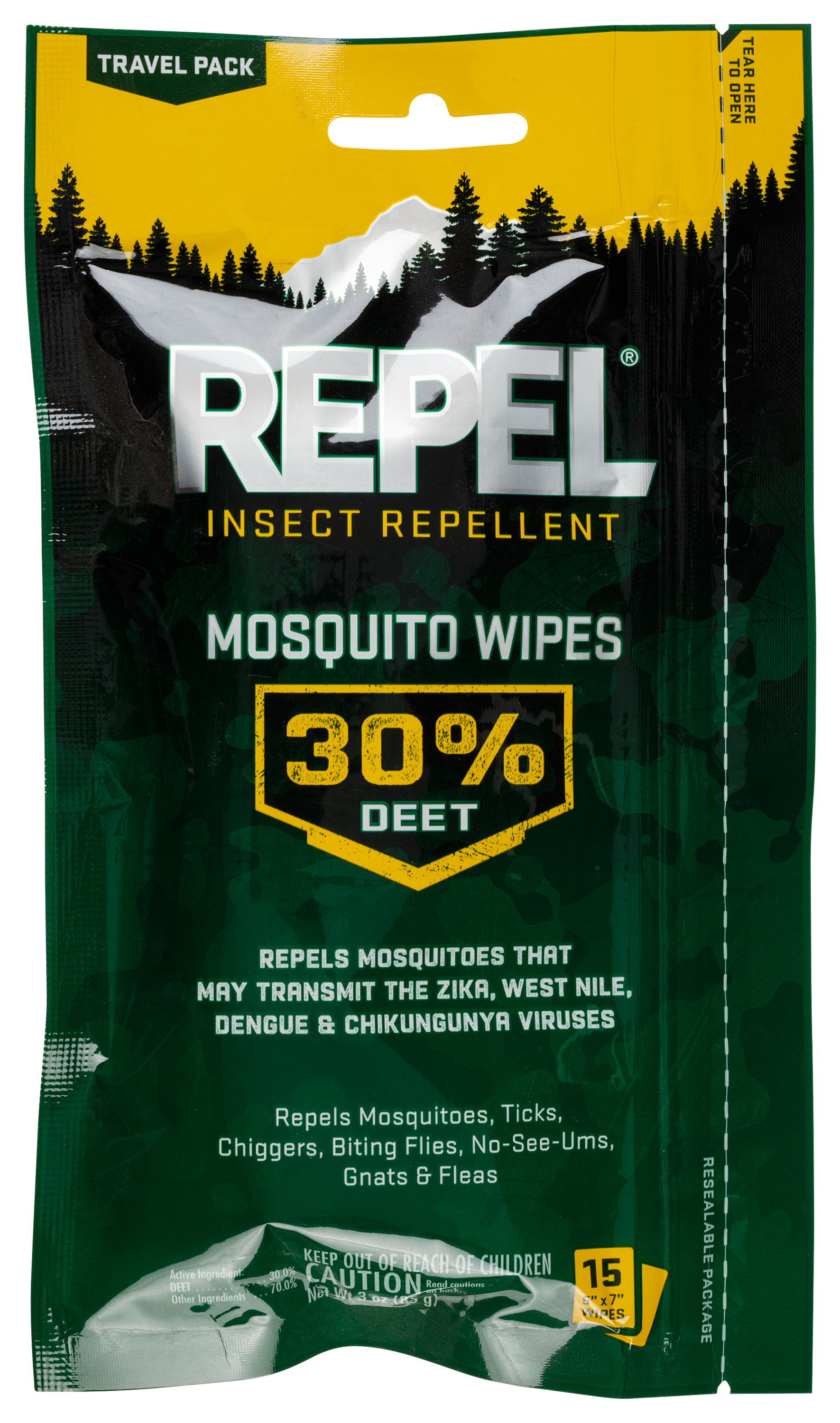 Repel 30 DEET Insect Repellent Wipes Cabela's